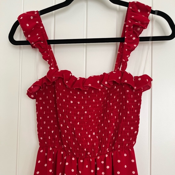 NWOT ModCloth XS peach love California dress - Picture 2 of 5